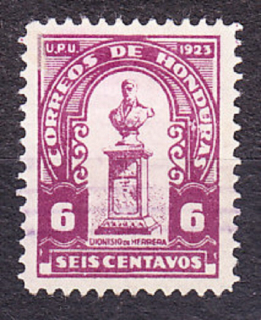 HONDURAS 1924, Michel 178, razená. SOCHA PREZIDENTA.