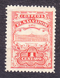 SALVADOR 1911, Michel 326, * čistá. NÁRODNÝ PALÁC.