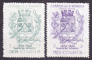 SALVADOR 1957, Michel 786-787, čisté bez lepu. ERBY.