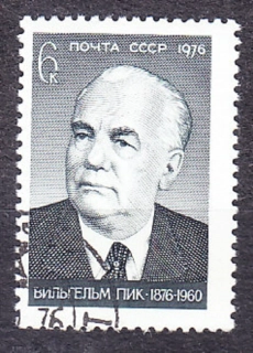 ZSSR 1976, Michel 4439, razená séria. PREZIDENT NDR W. PIECK.