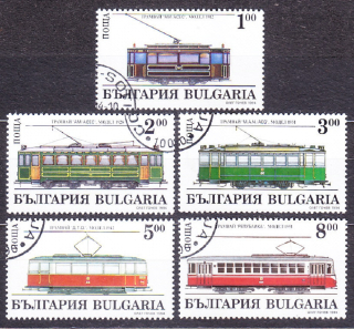 BULHARSKO 1994, Michel 4144-4148, razené. ELEKTRIČKY.