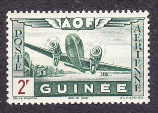 FRANCÚZSKA GUINEA 1942, Michel 192, ** čistá. KOLÓNIE. LETECKÉ.