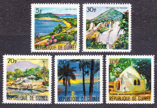 GUINEA 1967, Michel 437-441, ** čisté. KRAJINY.
