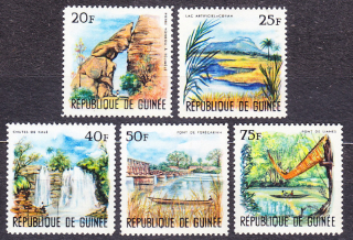 GUINEA 1966, Michel 359-363, ** čisté. KRAJINY.
