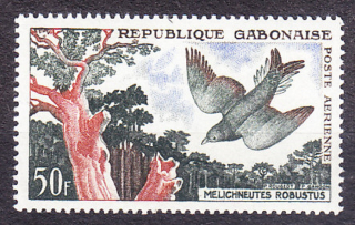 GABON 1961, Michel 166, ** čistá séria. KRAJINY, VTÁCTVO.