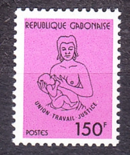 GABON 1986, Michel 949, ** čistá séria. MATKA A DIEŤA.