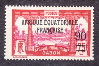 GABON 1925, Michel 117, * čistá. KOLÓNIE. KRAJINY - PRETLAČ.