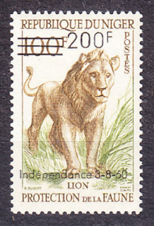 NIGER 1960, Michel 16, * čistá séria. LEV - PRETLAČ.