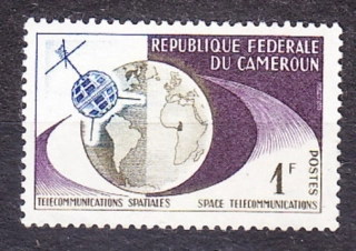 KAMERUN 1963, Michel 381, ** čistá. TELEVÍZNY SATELIT TELSTAR.