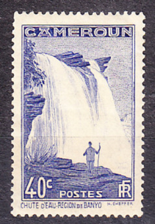 KAMERUN 1939, Michel 135, * čistá. KOLÓNIE. VODOPÁDY.
