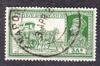 INDIA 1937, Michel 152, razená. KOLÓNIE. KRÁĽ GEORGE VI. - KRAJINY.