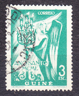 PORTUGALSKÁ GUINEA 1950, Michel 274, razená. KOLÓNIE. SVäTÝ ROK.