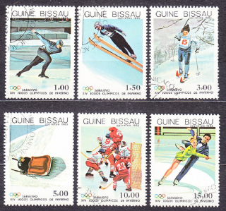 GUINEA-BISSAU 1983, Michel 709-714, razené. ZOH V SARAJEVE.