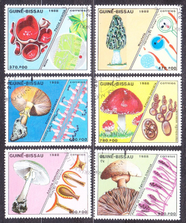 GUINEA-BISSAU 1988, Michel 989-994, razené. HUBY.