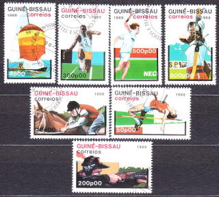 GUINEA-BISSAU 1988, Michel 935-941, razená séria. LOH V SOULE.