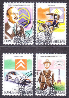GUINEA-BISSAU 2015, Michel 7730-7733, razená séria. CITROEN.
