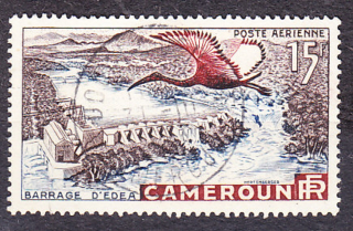 KAMERUN 1953, Michel 303, razená séria. KOLÓNIE. KRAJINY - VTÁCTVO.