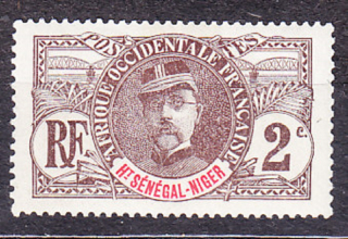 HORNÝ SENEGAL A NIGER 1906, Michel 2, ** čistá. KOLÓNIE. GENERÁL L. FAIDHERBE.