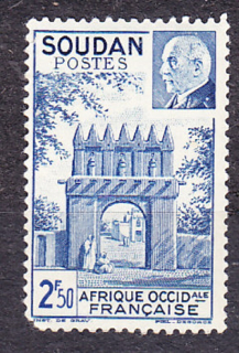 FRANCÚZSKY SUDÁN 1941, Michel 136, * čistá. KOLÓNIE. MARŠÁL P. PÉTAIN.