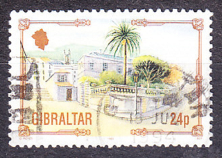 GIBRALTAR 1993, Michel 669, razená. KOLÓNIE. KRÁĽOVNÁ ALŽBETA II. - KRAJINY.