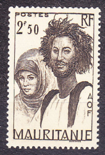 MAURITÁNIA 1939, Michel 121, ** čistá. KOLÓNIE. DOMORODCI.