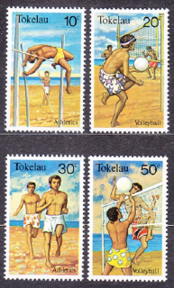 TOKELAU 1981, Michel 70-73, ** čistá séria. KOLÓNIE. ŠPORT.