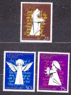 VIANOČNÝ OSTROV 1982, Michel 170-172, ** čistá séria. VIANOCE.