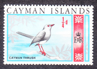 CAYMAN ISLANDS 1969, Michel 211, ** čistá. KOLÓNIE. VTÁCTVO.