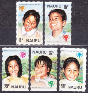 NAURU 1979, Michel 198-202, ** čistá séria. UNICEF.