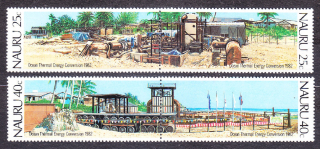NAURU 1982, Michel 247-250, ** čistá séria v páskach. VODNÁ ELEKTRÁREŇ.