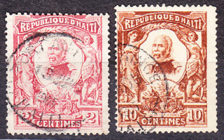 HAITI 1904, Michel 82, 84, razené. GENERÁL PEDRO ALEXIS.