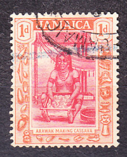 JAMAJKA 1920, Michel 78, razená. KOLÓNIE. DOMORODKYŇA.