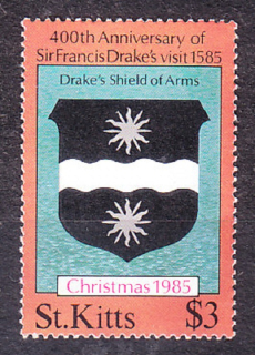ST. KITTS 1985, Michel 171, ** čistá. ERB.