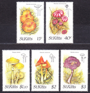ST. KITTS 1987, Michel 213-217, ** čistá séria. HUBY.