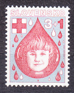 SLOVENSKÁ REPUBLIKA 1993, Zberateľ 21, ** čistá séria. ČERVENÝ KRÍŽ.