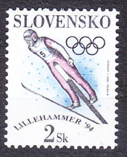 SLOVENSKÁ REPUBLIKA 1994, Zberateľ 26, ** čistá séria. ZOH V LILLEHAMMERI.