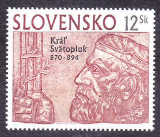 SLOVENSKÁ REPUBLIKA 1994, Zberateľ 37, ** čistá séria. KRÁĽ SVäTOPLUK.