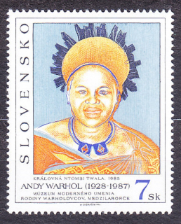 SLOVENSKÁ REPUBLIKA 1996, Zberateľ 107, ** čistá séria. UMENIE - ANDY WARHOL.