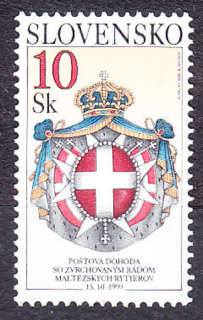 SLOVENSKÁ REPUBLIKA 2000, Zberateľ 220, ** čistá séria. RÁD MALTÉZSKYCH RYTIEROV.
