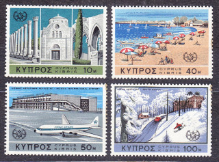 CYPRUS 1967, Michel 298-301, * čistá séria. TURIZMUS.