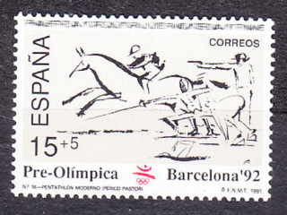 ŠPANIELSKO 1991, Michel 2980, ** čistá. LOH V BARCELONE.