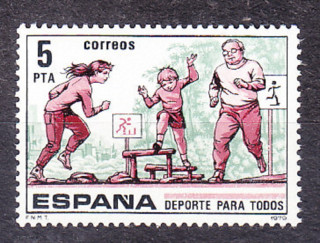 ŠPANIELSKO 1979, Michel 2408, ** čistá. REKREAČNÉ ŠPORTY.