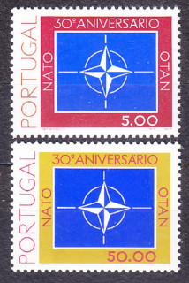 PORTUGALSKO 1979, Michel 1439-1440, ** čistá séria. NATO - 30. VÝROČIE.
