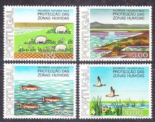 PORTUGALSKO 1976, Michel 1335-1338, ** čistá séria. OCHRANA PRÍRODY.