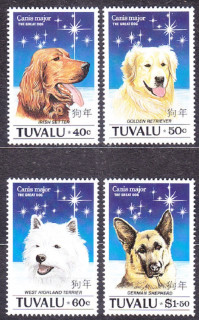 TUVALU 1994, Michel 683-686, ** čistá séria. PSI.