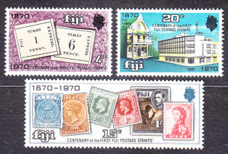 FIDŽI 1970, Michel 273-275, * čistá séria. 100. VÝROČIE ZNÁMKY.