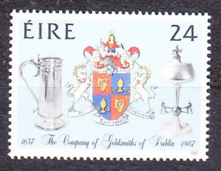 ÍRSKO 1987, Michel 633, ** čistá séria. ERB VÍNNEHO CECHU.