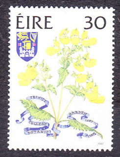 ÍRSKO 1987, Michel 621, ** čistá séria. BOTANICKÁ ZÁHRADA V DUBLINE.