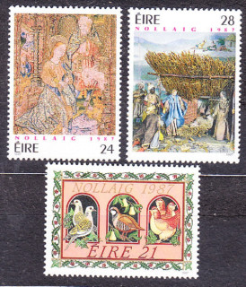 ÍRSKO 1987, Michel 637-639, ** čistá séria. VIANOCE.
