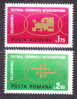 RUMUNSKO 1972, Michel 3020-3021, ** čistá séria. INTEREUROPA.